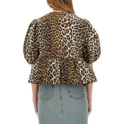 BLOUSE WITH ANIMAL PATTERN