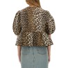 BLOUSE WITH ANIMAL PATTERN