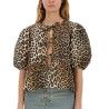 BLOUSE WITH ANIMAL PATTERN