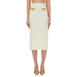 LUREX KNIT MIDI SKIRT