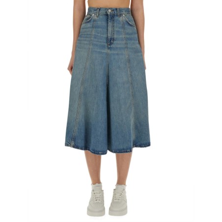 "SERENITY" MIDI SKIRT