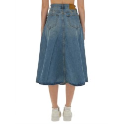 "SERENITY" MIDI SKIRT