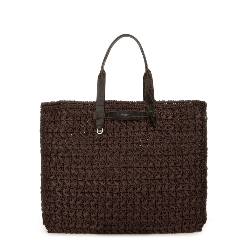 WOVEN MESH SHOPPING BAG