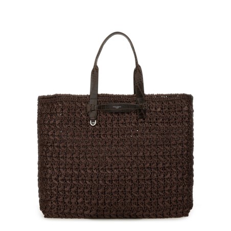 WOVEN MESH SHOPPING BAG