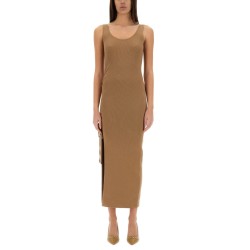 STRETCH WOOL BLEND CAMISOLE DRESS