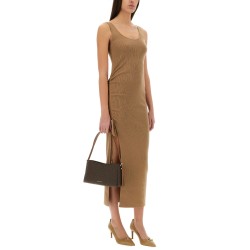 STRETCH WOOL BLEND CAMISOLE DRESS