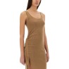 STRETCH WOOL BLEND CAMISOLE DRESS