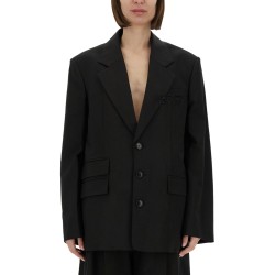 OVERSIZED BLAZER WITH LOGO