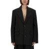 OVERSIZED BLAZER WITH LOGO