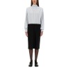 INVERTED STRIPED DRESS-SHIRT