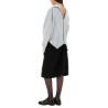 INVERTED STRIPED DRESS-SHIRT