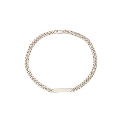 COLLANA CON PLACCA LOGO
