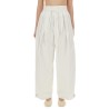 WIDE PANTS IN COTTON GABARDINE