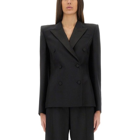 DOUBLE-BREASTED JACKET WITH VOLUMINOUS SHOULDERS