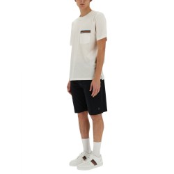 STRIPES LOGO POCKET T-SHIRT