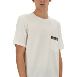 STRIPES LOGO POCKET T-SHIRT
