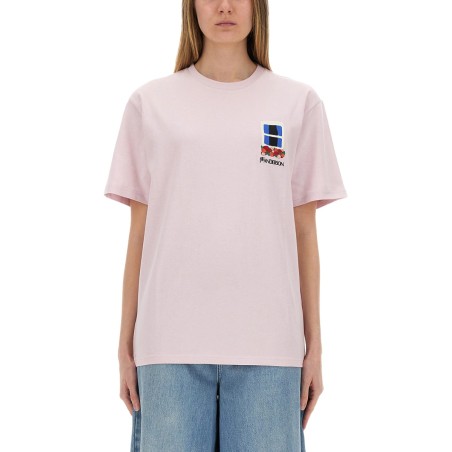 T-SHIRT WITH "WINDOW" EMBROIDERY