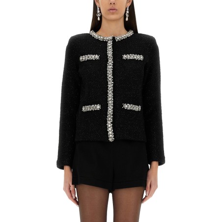 KNITTED CARDIGAN WITH SEQUINS