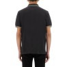 COTTON PIQUE POLO SHIRT WITH DOUBLE STRIPE