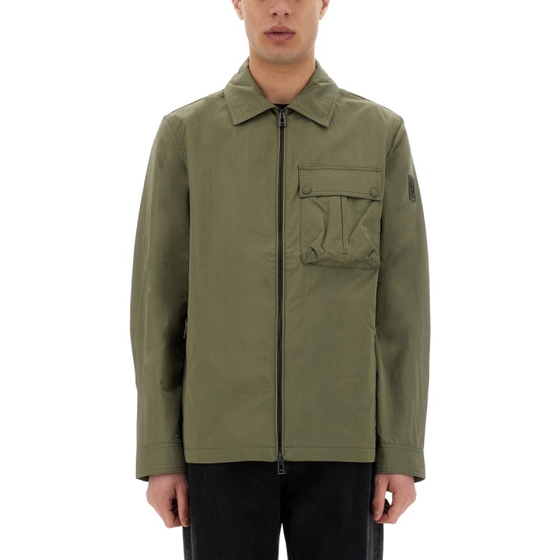 ZIPPERED SHIRT JACKET