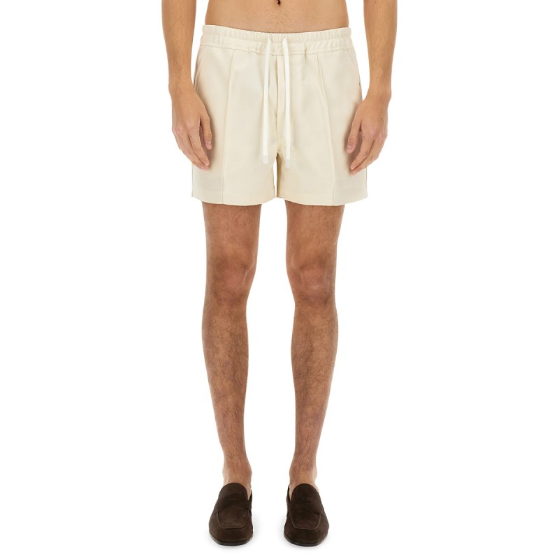 VISCOSE BLEND SHORTS