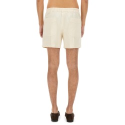 VISCOSE BLEND SHORTS