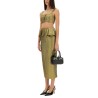 METALLIC JACQUARD CROP TOP
