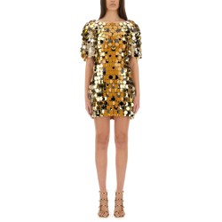 "SPARKLE DISCS" MINI DRESS