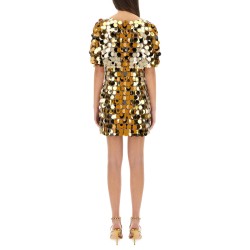 "SPARKLE DISCS" MINI DRESS