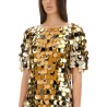 "SPARKLE DISCS" MINI DRESS