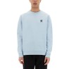 SWEATSHIRT WITH LOGO PATCH