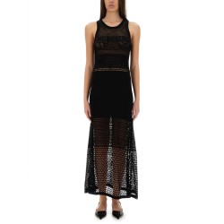 MESH DRESS WITH LOGO