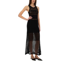 MESH DRESS WITH LOGO