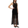 MESH DRESS WITH LOGO