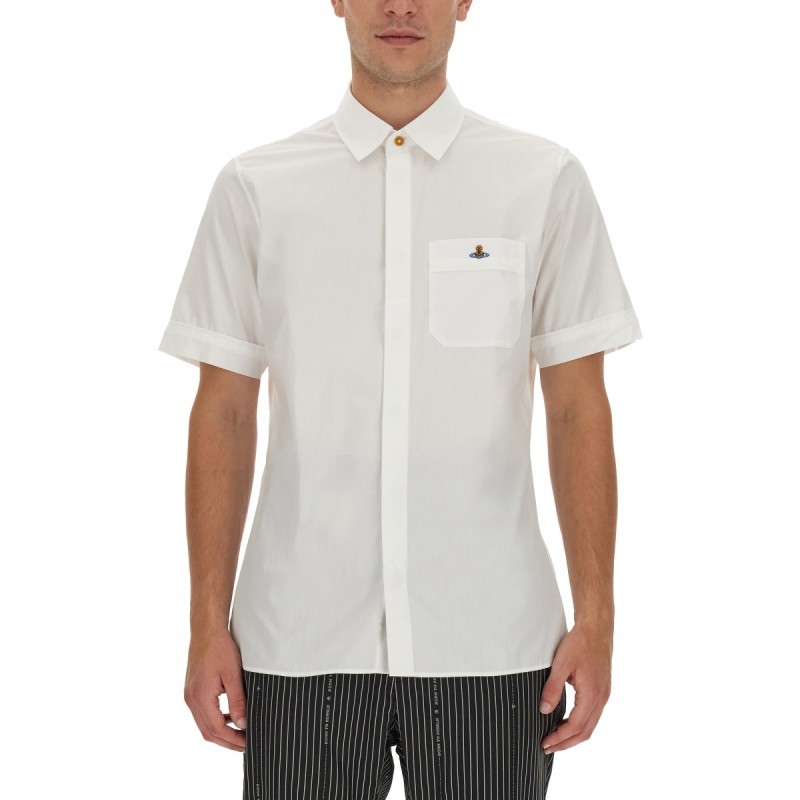 SHIRT WITH ORB EMBROIDERY