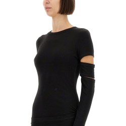 "SLASHED" DRESS