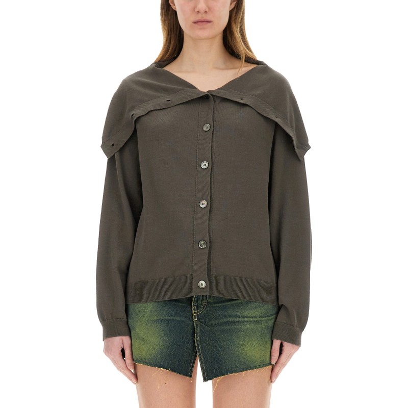 "OPEN" CARDIGAN