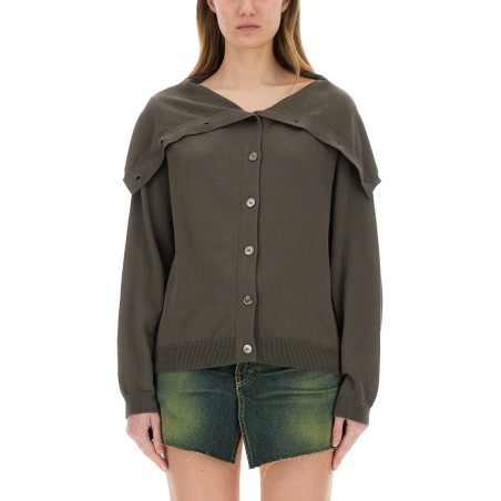 "OPEN" CARDIGAN