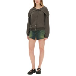 "OPEN" CARDIGAN