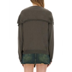 "OPEN" CARDIGAN
