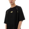 T-SHIRT WITH BAROQUE OUTLINE INSERTS