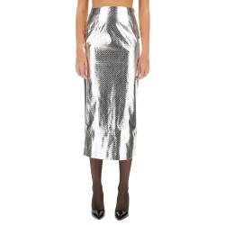 WOVEN PENCIL SKIRT