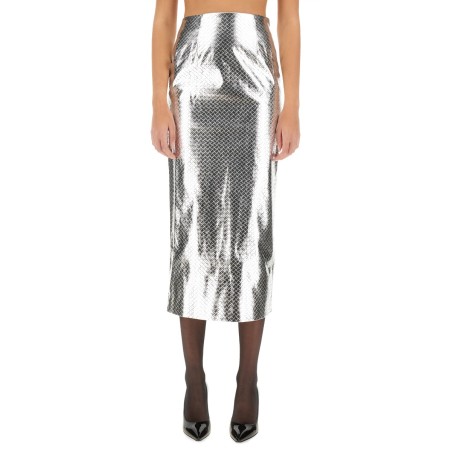 WOVEN PENCIL SKIRT