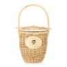 WICKER BUCKET BAG
