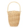 WICKER BUCKET BAG