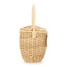 WICKER BUCKET BAG