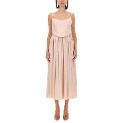 CORSET MIDI DRESS
