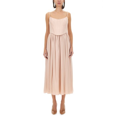 CORSET MIDI DRESS