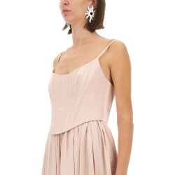 CORSET MIDI DRESS