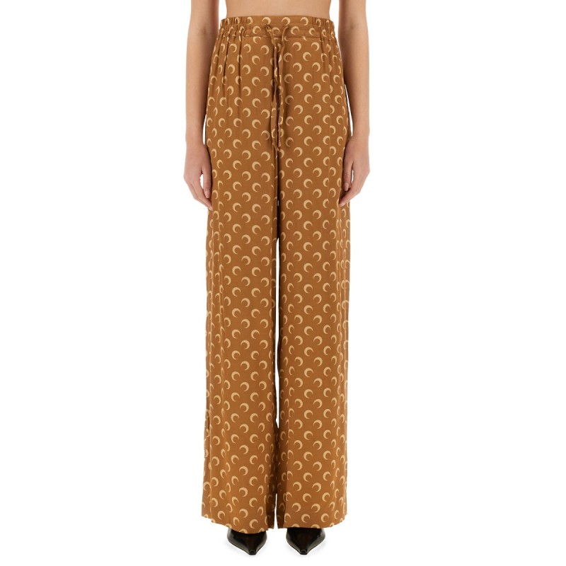 SATIN PANTS "MOON"